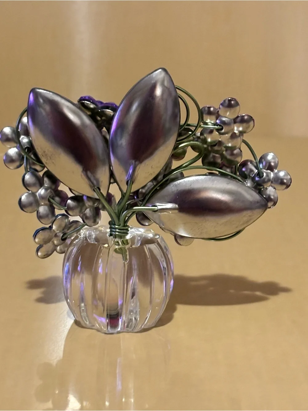 Acrylic Floral Decorative Piece